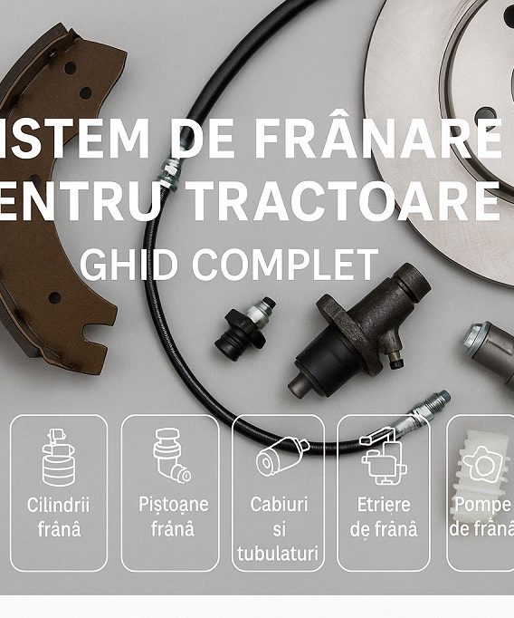 Sistem de frânare pentru tractoare și utilaje – Ghid 2025