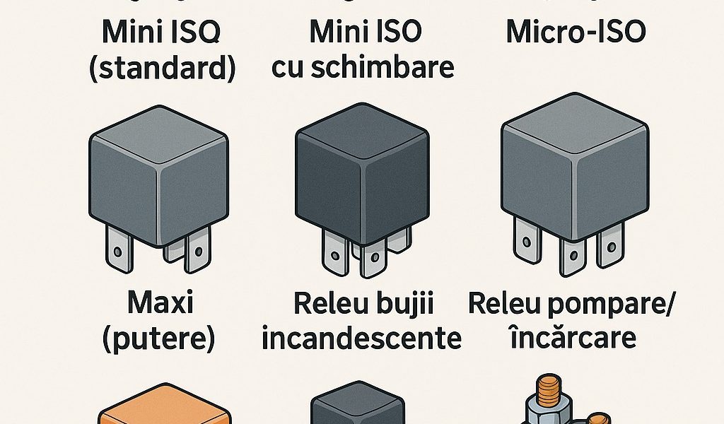 tipuri de relee pentru tractoare și utilaje agricole – mini, micro, maxi, bujii incandescente, intermitență