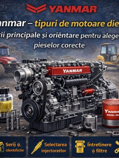 Ghid tipuri de motoare Yanmar – motoare diesel industriale, marine și agricole