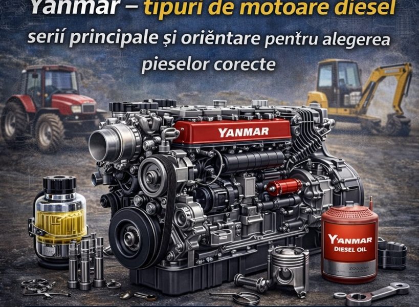 Ghid tipuri de motoare Yanmar – motoare diesel industriale, marine și agricole