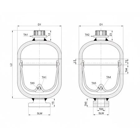 Acumulator diafragma pr&icirc;ncărcare 9 bar 3789371M1