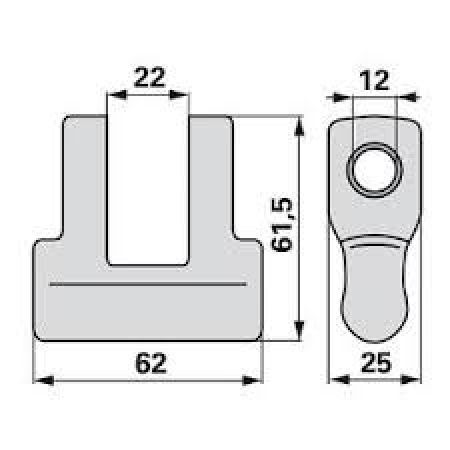 Ambreiaj cu gheara 121744