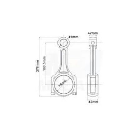 Biela motor 84144055