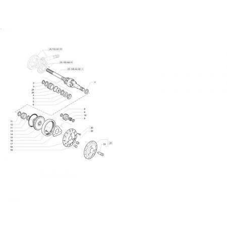 Bolt pinion satelit 87304540