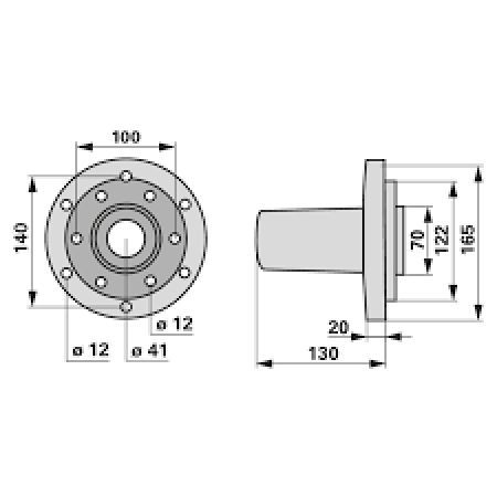 Butuc centrifugal 58711400