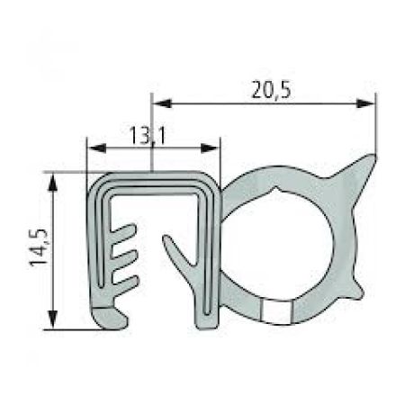 Cheder geam ușă 5 m Deutz 04419141