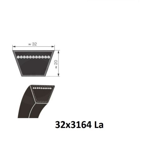 Curea transmisie HDM x 3164 La