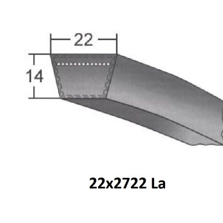 Curea trapez 22x2722 La