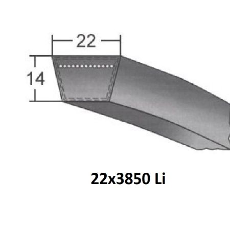 Curea trapez 22x3850 Li