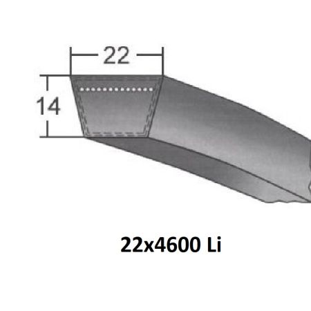 Curea trapez 22x4600 Li
