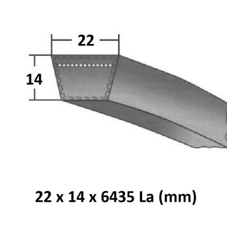 Curea trapez 22x6435 La