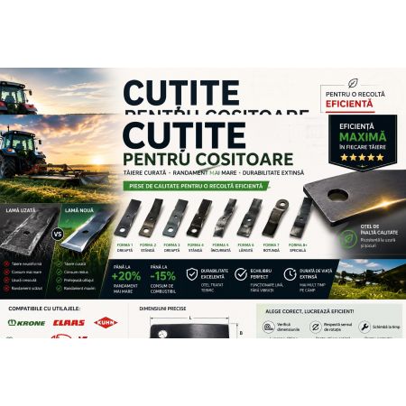 Cuțite pentru cositoare Granit