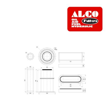 Filtru aer Exterior 3685267M1