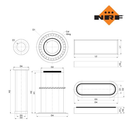 Filtru aer exterior V836462568