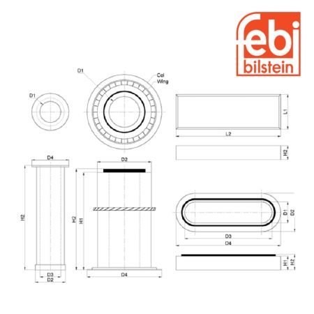 Filtru aer Interior 10939683M93