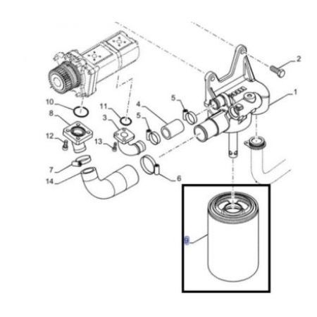 Filtru hidraulic 82000873