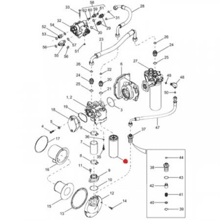 Filtru hidraulic 84226258