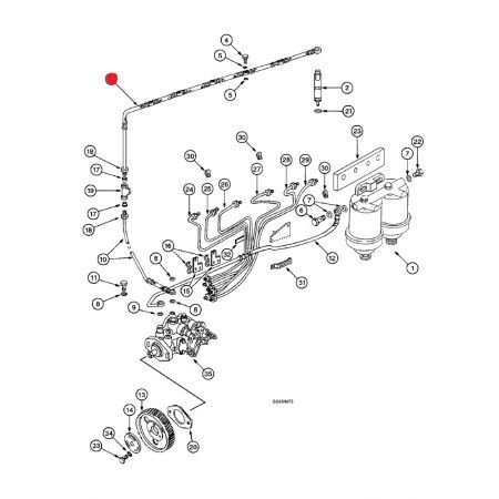 Furtun retur Injectoare 3218122R1