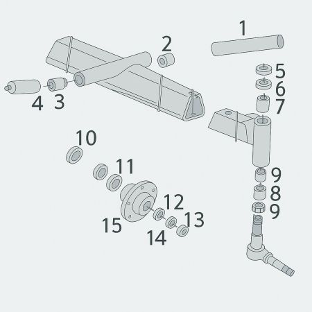 Garnitura tampon 3131386R1