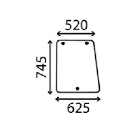 Geam laterala dreapta 83952226