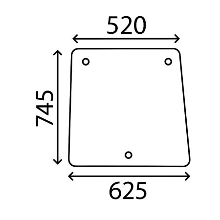 Geam laterala dreapta 83952226