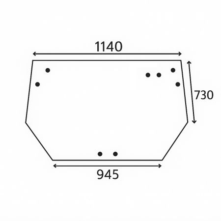 Geam spate 001108060/30