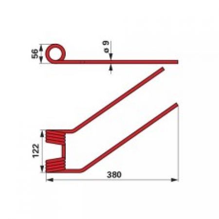 Gheara elastica Claas 9263500