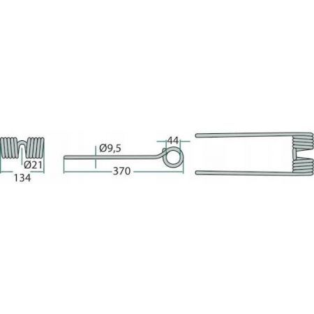 Gheara elastica Claas 9568151