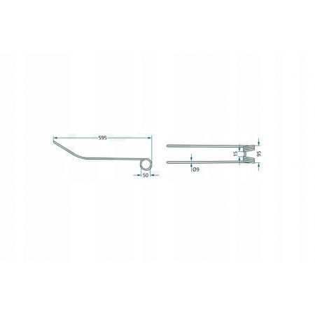 Gheara elastica Deutz-Fahr 16606394