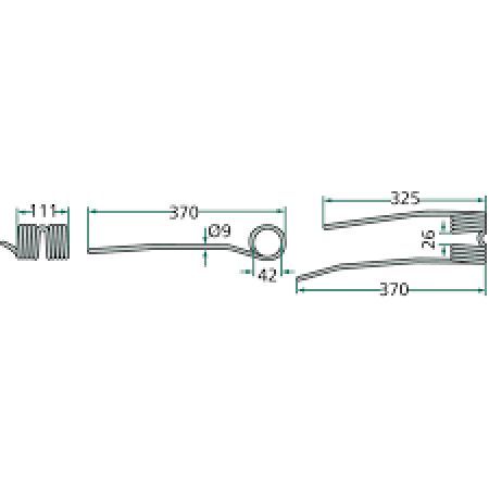 Gheara elastica Kemper 10990