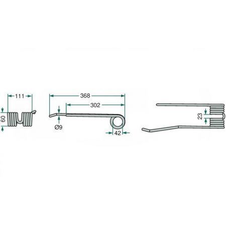 Gheara elastica Lely 73135R