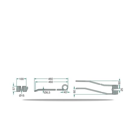 Gheara elastica P&ouml;ttinger 00436233