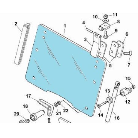 Parbriz Landini 3661412M1