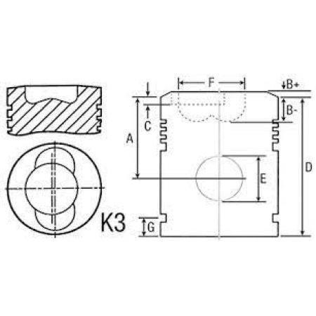 Piston motor STD Ø 106.50 mm RE527839