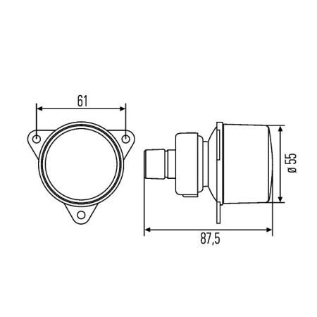 Lampă poziție față st&acirc;nga/dreapta Fendt G931901020120