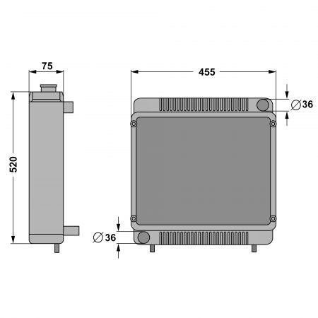 Radiator apa 133700530070