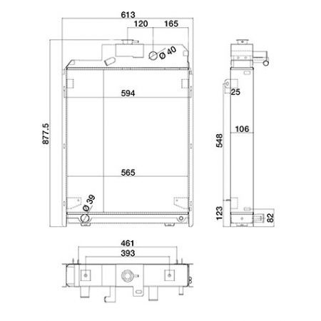 Radiator apa 7700026986