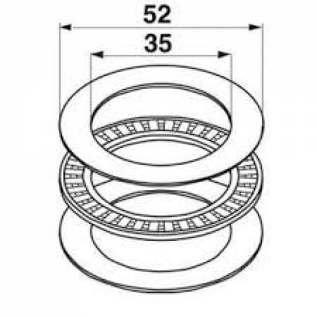 Rulment cu ace 06215001