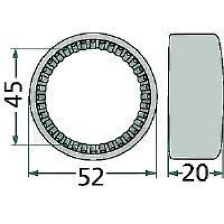 Rulment cu ace 06215095