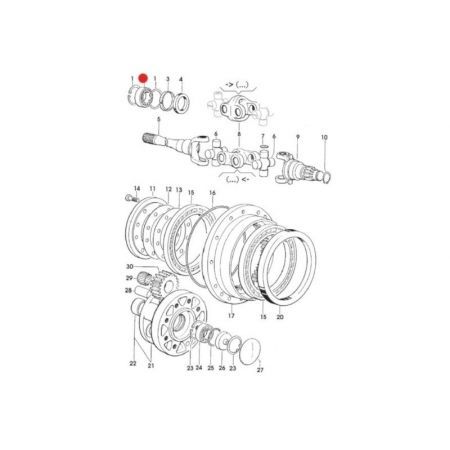 Rulment planetara fata 2.2999.415.0