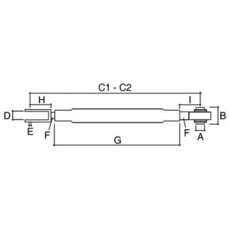 Stabilizator tirant 7700005029