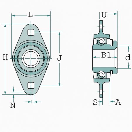 Unitate lagar cu flansa welger 00828084000041