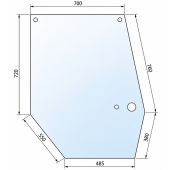 Geam Ușă Superior Stânga Case-ih 248724A1